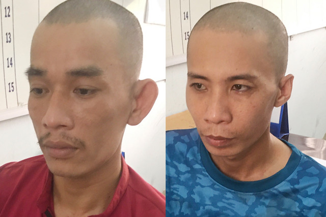 Hai thanh niên cạo trọc đầu chuyên trộm xe máy Hai thanh nien cao troc dau chuyen trom xe may