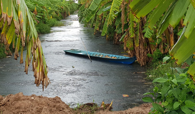 Soc Trang: Dap dap ngan nuoc hoi thoi tu khu cong nghiep tran ra ngoai