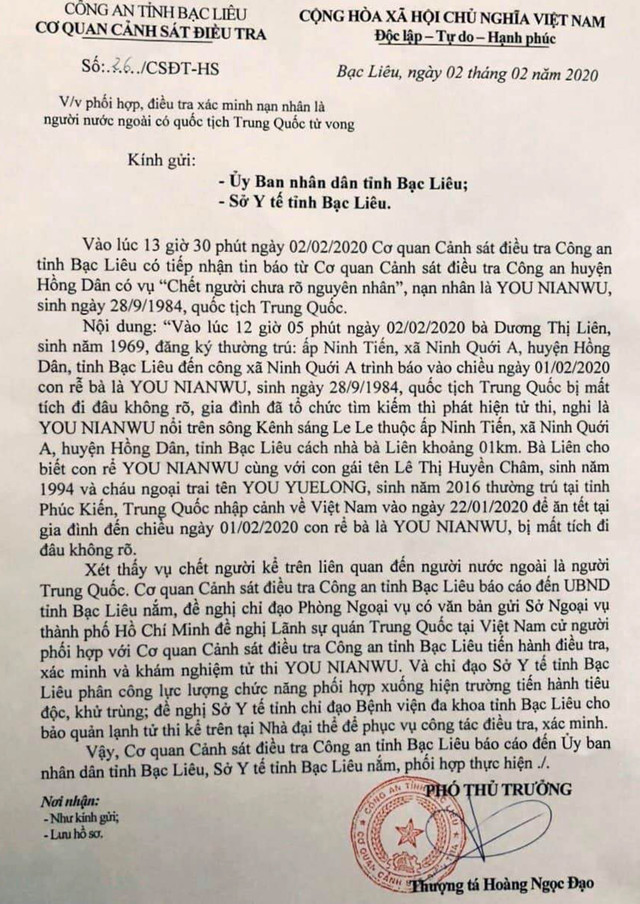 Người đàn ông chết trôi dưới sông ở Bạc Liêu chưa rõ nguyên nhân Nguoi dan ong chet troi duoi song o Bac Lieu chua ro nguyen nhan