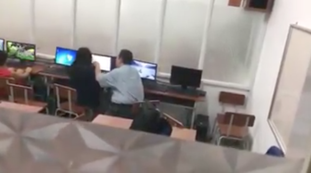 Đình chỉ công tác thầy giáo sờ đùi, vuốt tóc học sinh lớp 7 trong giờ Tin học ở Sài Gòn Dinh chi cong tac thay giao so dui, vuot toc hoc sinh lop 7 trong gio Tin hoc o Sai Gon