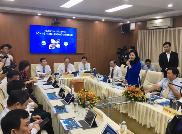 Ra mắt Trung tâm điều hành y tế thông minh tại TP HCM, hỗ trợ theo dõi dịch virus corona Ra mat Trung tam dieu hanh y te thong minh tai TP HCM, ho tro theo doi dich virus corona