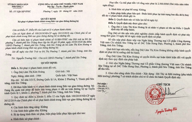 Đã lấn chiếm đất ven quốc lộ lại không chịu nhận quyết định xử phạt - Hình 2 Da lan chiem dat ven quoc lo lai khong chiu nhan quyet dinh xu phat-Hinh-2