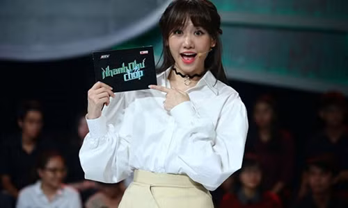 Mac du bi khan gia nem da, Hari Won van dat show lam MC-Hinh-2