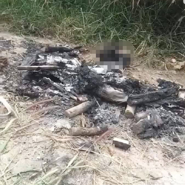 Phát hiện bộ xương cháy đen còn nguyên hộp sọ gần nghĩa địa ở Sài Gòn Phat hien bo xuong chay den con nguyen hop so gan nghia dia o Sai Gon