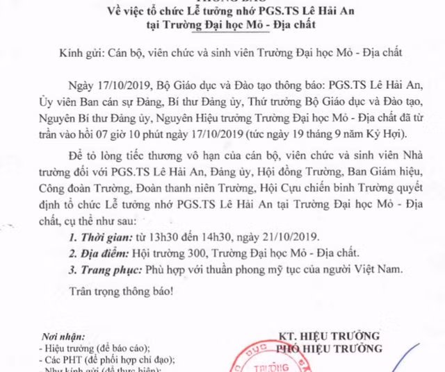 Nhung hinh anh xuc dong cua Thu truong Le Hai An