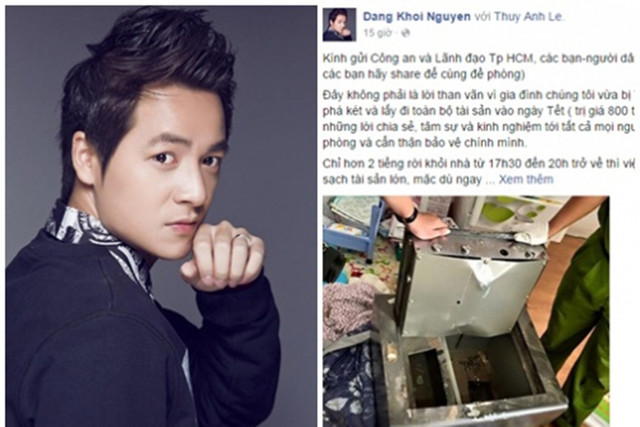 Nhiều sao Việt than khóc vì bị trộm cuỗm hàng tỷ đồng - Hình 9 Nhieu sao Viet than khoc vi bi trom cuom hang ty dong-Hinh-9