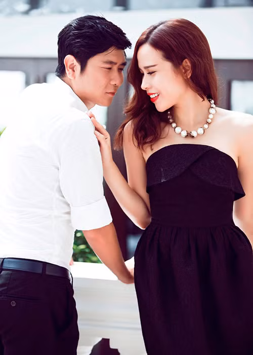 Duong tinh 10 nam cua cap doi nghe si noi tieng Luu Huong Giang - Ho Hoai Anh