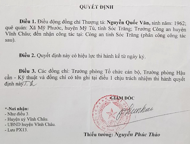 Thượng tá, trưởng công an huyện kêu cứu sau gần 9 năm mất chức - Hình 2 Thuong ta, truong cong an huyen keu cuu sau gan 9 nam mat chuc-Hinh-2