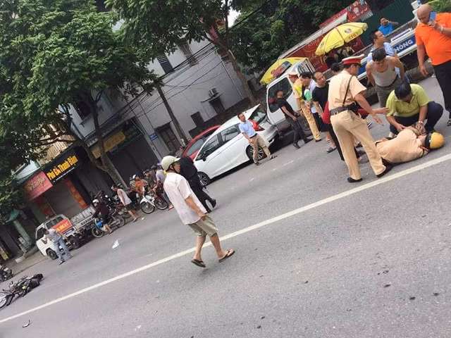 Thanh nien xam tro sinh nam 1999 dam trong thuong CSGT