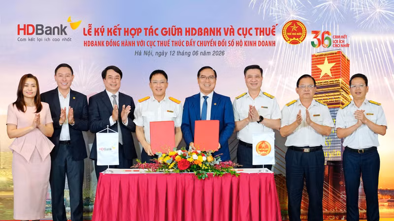 HDBank đồng hành cùng Cục Thuế thúc đẩy chuyển đổi số hộ kinh doanh