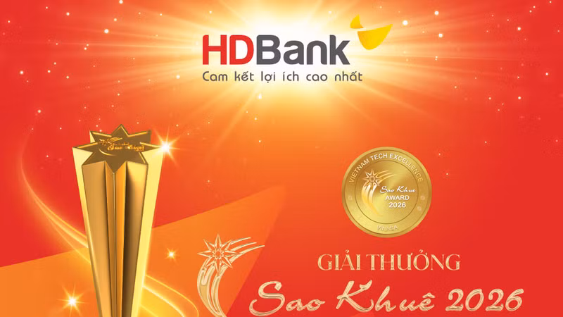 HDBank ghi dấu ấn tại Sao Khuê 2026 với bộ đôi giải pháp y tế số MediPay – MediFast