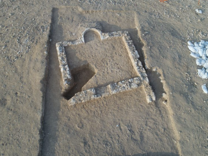 Các kỹ thuật thăm dò, phân tích khảo cổ học chuyên sâu cho thấy, đó là tàn tích của Nhà thờ Hồi giáo ước tính có niên đại khoảng 1.200 năm tuổi. Ảnh: @Cơ quan Cổ vật Israel.