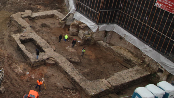 Đây là công trình thư viện có niên đại từ thế kỷ thứ 2 Trước Công Nguyên. Ảnh: @Bảo tàng La Mã-Đức.