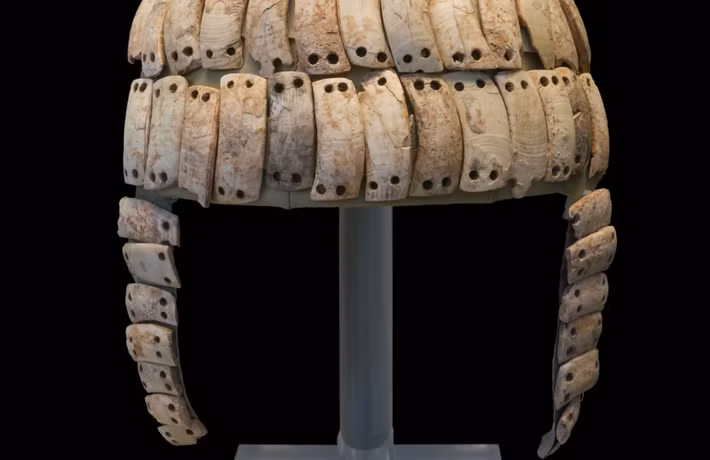 Việc nghiên cứu chuyên sâu về hiện vật này mang đến cái nhìn thú vị về nghề thủ công cổ đại và văn hóa chiến binh có niên đại từ năm 1.500 Trước Công Nguyên. Ảnh: @Bảo tàng Khảo cổ học Pylos.