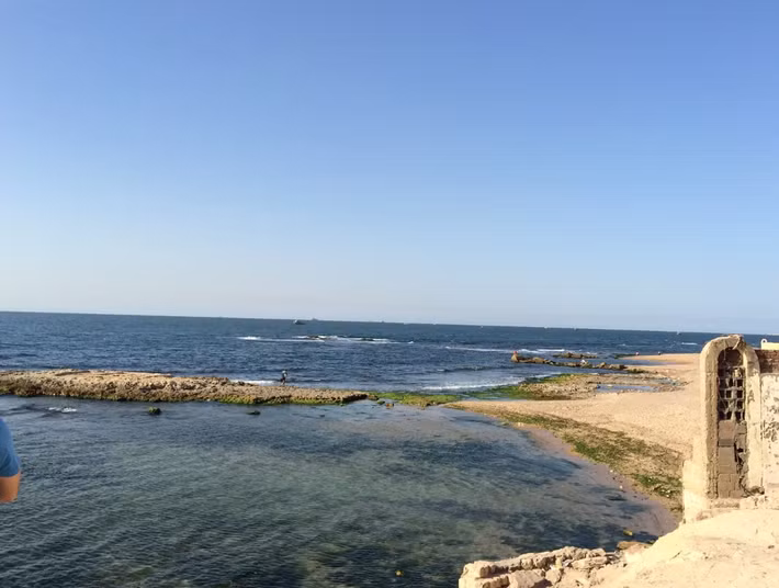Ở đáy biển Vịnh Abu Qir, gần Alexandria, Ai Cập, các chuyên gia đến từ Bộ Du lịch và Cổ vật Ai Cập bất ngờ trục vớt nhiều vật thể lạ từ tàn tích của một thành phố chìm. Ảnh: @Bộ Du lịch và Cổ vật Ai Cập.