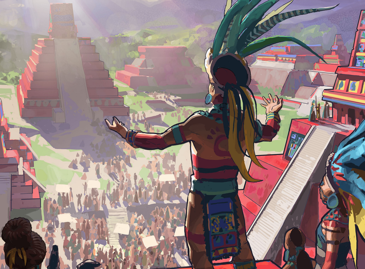 Các nghiên cứu được tiến hành tại các thành phố của người Maya cho thấy, người Maya đã đạt đến trình độ rất tiên tiến trong nhiều lĩnh vực như thiên văn học, toán học, kiến ​​trúc và nghệ thuật. Ảnh: @Bảo Tàng Quốc Gia Mexico.