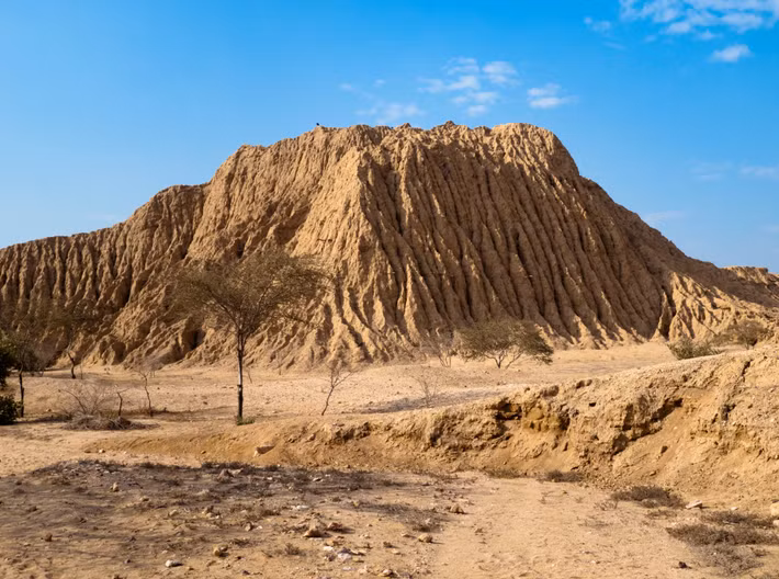 Tại di chỉ khảo cổ Huaca Las Ventanas ở vùng Lambayeque, Peru, các chuyên gia đến từ Bảo tàng Quốc gia Sicán, bất ngờ tìm thấy một hiện vật cổ xưa kỳ lạ. Ảnh: @Bảo tàng Quốc gia Sicán.