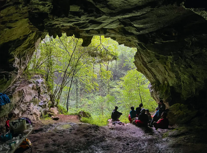Đó là một bức tranh hang động cổ nhưng được bảo tồn khá nguyên vẹn. Ảnh: @Viện Nghiên Cứu Khảo Cổ Tây Ban Nha.