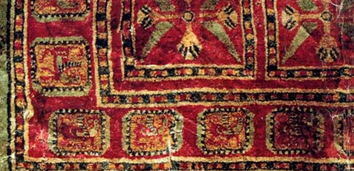 Sự tinh xảo trong chế tác thảm đã khiến các chuyên gia vô cùng kinh ngạc. Ảnh: @archaeologyart.