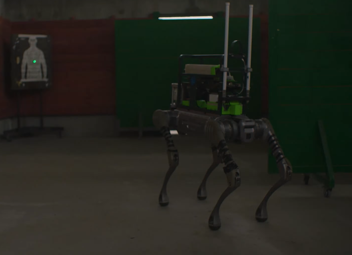 Cơ quan An ninh Ukraine (SBU) không tiết lộ tên nhà sản xuất robot này. Ảnh: @Cơ quan An ninh Ukraine.