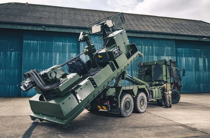 Thực tế, Terrahawk Paladin là hệ thống pháo phòng không tầm ngắn được thiết kế để tiêu diệt UAV vốn thường nhắm mục tiêu vào các cơ sở hạ tầng quân sự và dân sự của Ukraine. Ảnh: @militarnyi.