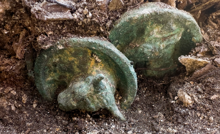 Ngoài vòng hoa, đồ trang sức, chúng còn bao gồm một chiếc vòng tay bạc, một chiếc nhẫn bạc được chế tác tinh xảo. Ảnh: @Viện Hàn lâm Khoa học Bulgaria.