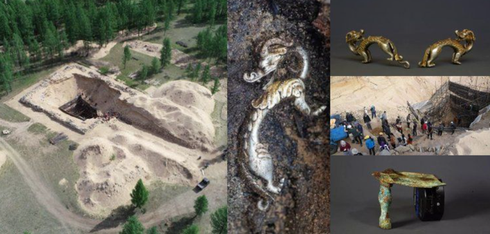 Đó là lăng mộ của một quý tộc người Hung Nô, ước tính có niên đại khoảng năm 25 Sau Công Nguyên. Ảnh: @Tiến sĩ Lan Wanli.