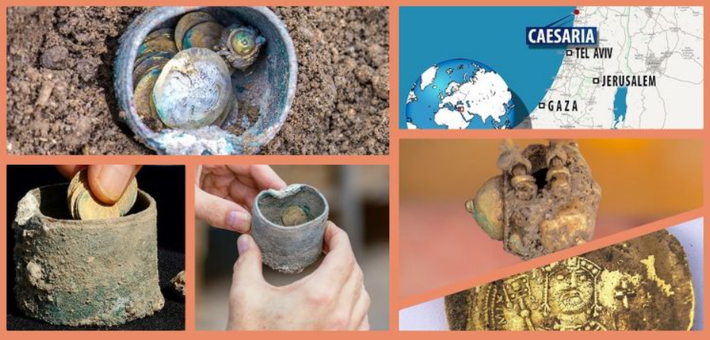 Người ta tin rằng, kho báu đã được cất giấu bởi chủ nhân của nó, hoặc một người nào đó đã chiếm được nó trong cuộc thảm sát, nhưng không bao giờ tìm thấy lại kho báu này, vì họ đã bị giết hoặc bị bắt hay bị bán làm nô lệ. Ảnh: @Cơ Quan Cổ Vật Israel.