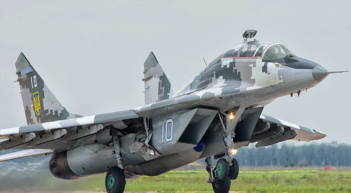 Từ tháng 2 năm 2022, máy bay MiG-29 đã đóng vai trò quan trọng trong việc ngăn chặn bước tiến của lực lượng chiếm đóng Nga, đặc biệt là ở miền bắc Ukraine. Ảnh: @ militarnyi.