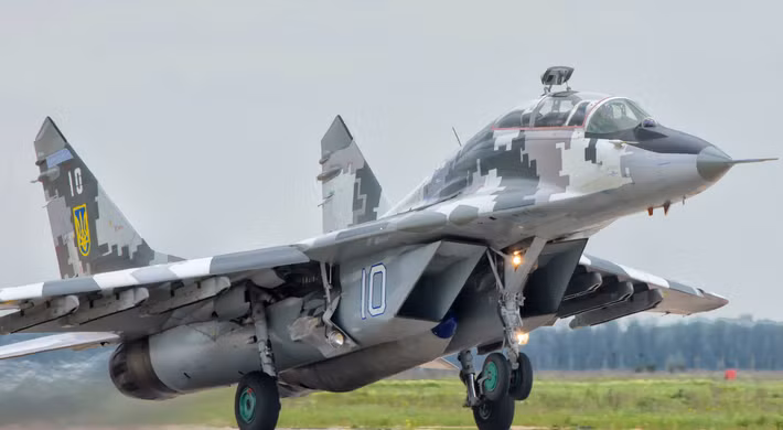 Từ tháng 2 năm 2022, máy bay MiG-29 đã đóng vai trò quan trọng trong việc ngăn chặn bước tiến của lực lượng chiếm đóng Nga, đặc biệt là ở miền bắc Ukraine. Ảnh: @ militarnyi.