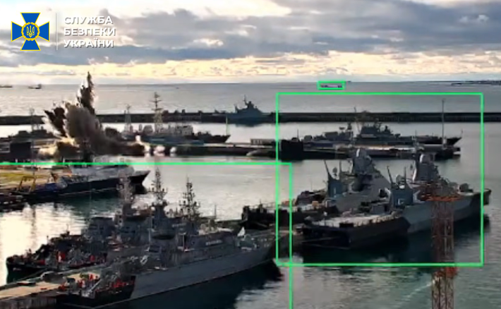 Trong khi đó, tên lửa Kalibr đã được Nga sử dụng nhiều lần trong các cuộc tấn công tầm xa nhằm vào Ukraine, bao gồm cả các cuộc tấn công vào cơ sở hạ tầng và các cơ sở quân sự. Ảnh: @Служба безпеки України.