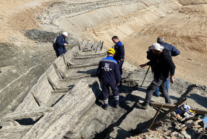 Có lẽ điều thú vị nhất chính là địa điểm phát hiện ra nó, ngay tại một mỏ than đá. Ảnh: @Uryadovir Courier.