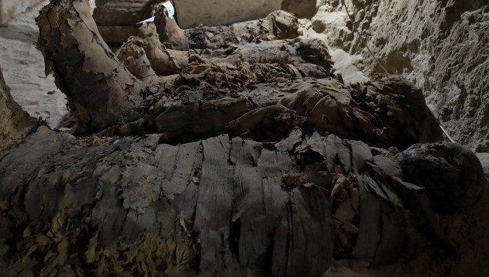 Lăng mộ này có niên đại khoảng từ năm 600 Trước Công Nguyên cho đến cuộc chinh phạt của Alexander vào năm 332 Trước Công Nguyên. Ảnh: @Đại học Cairo.