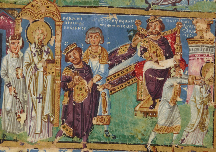 Điều đáng nói là ba đồng solidi vàng quý hiếm do ba vị hoàng đế La Mã khác nhau đúc vào thế kỷ thứ 4. Ảnh: @Đại học Verona.