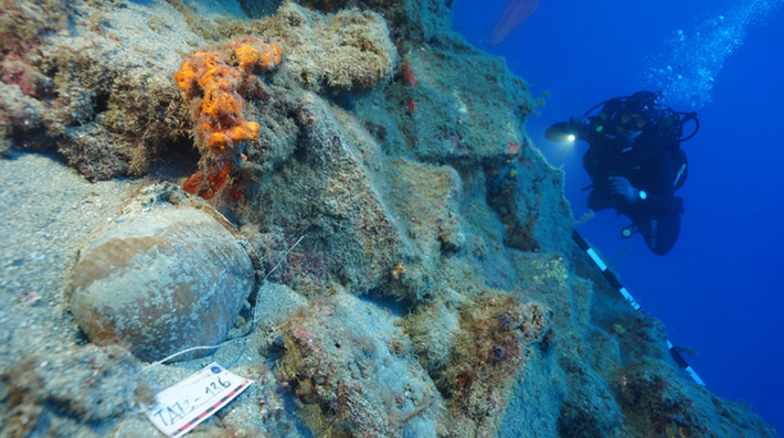 Các kỹ thuật thăm dò, phân tích khảo cổ học chuyên sâu cho thấy, đó là tàn tích của một bến neo đậu cổ xưa bị nhấn chìm. Ảnh: @Bộ Văn hóa và Du lịch Thổ Nhĩ Kỳ.