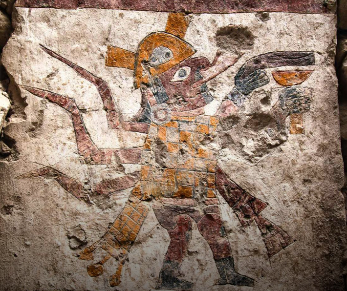 Các bức tranh tường cổ này đóng vai trò quan trọng trong tín ngưỡng của tổ tiên người người Moche cổ xưa. Ảnh: @Bảo tàng Khoa học &amp; Tự nhiên Denver.