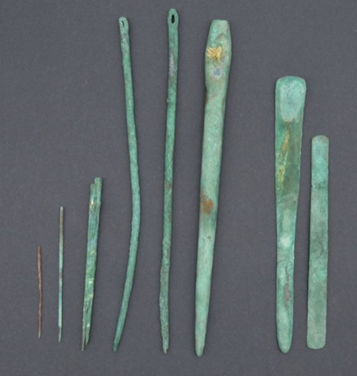 Bằng chứng này cho thấy người quá cố là một bác sĩ phẫu thuật. Ảnh: @Bảo tàng Quốc gia Sicán.