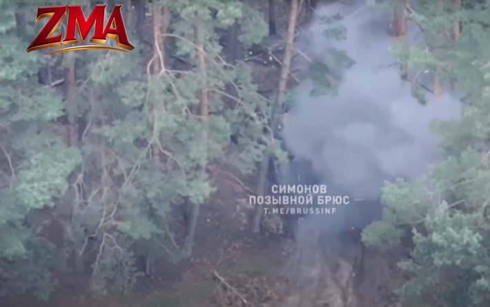 Do không có đạn pháo trên xe tăng T-72B3M để kích hoạt các vụ nổ phụ, cho nên cuộc tấn công hoàn thành phải kéo dài lâu hơn một chút. Ảnh: @Trung đoàn Tấn công Độc lập 224.