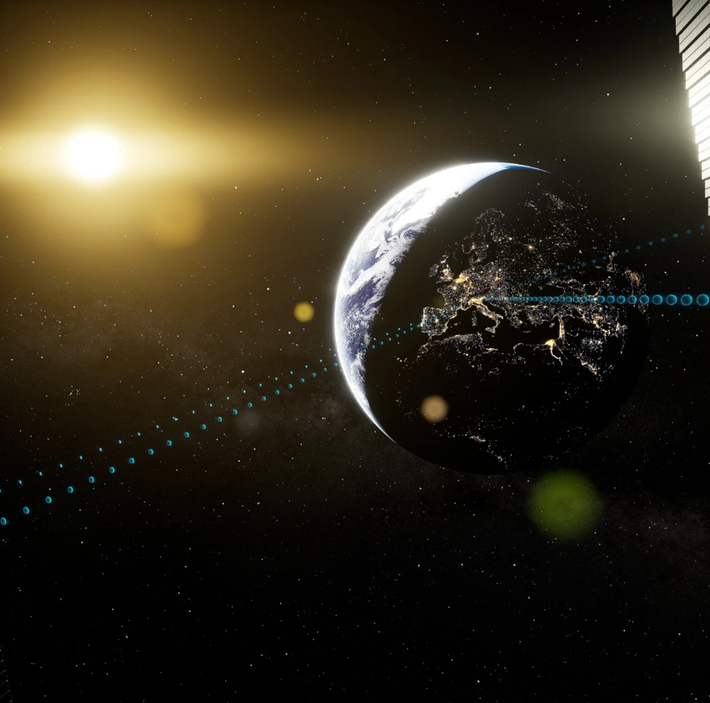 Do đó, nó có thể hữu ích như một công cụ bổ sung năng lượng điện Mặt trời tại những thời điểm và những nơi không có đủ ánh nắng Mặt trời trên Trái Đất. Ảnh: @The Guardian.