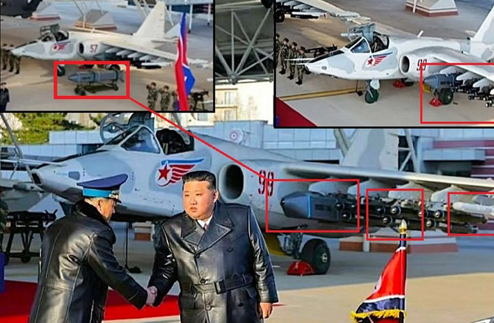 Màn trình diễn giới thiệu tên lửa không đối không mới này diễn ra trong bối cảnh Triều Tiên đang mở rộng quan hệ quân sự-kỹ thuật với Nga và Trung Quốc, đồng thời tiếp tục triển khai các loại vũ khí máy bay mới. Ảnh: @KCNA.