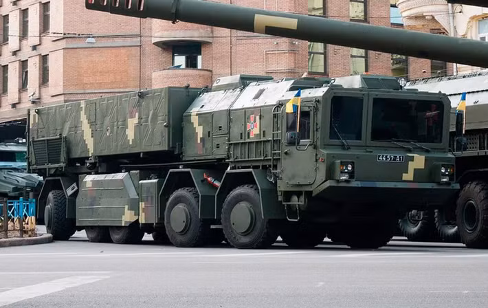 Ông Volodymyr Zelensky đã chia sẻ thông tin này trong một cuộc họp báo ở Kyiv. Ảnh: @ militarnyi.