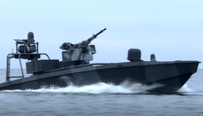 Cụ thể, các quan chức tình báo Ukraine cho biết, các mẫu xuồng Sea Baby mới đã mở rộng tầm hoạt động từ 1.000 km lên 1.500 km, một cải tiến đáng kể được các nhà phân tích quốc phòng đánh giá cao. Ảnh: @Tình báo Ukraine.