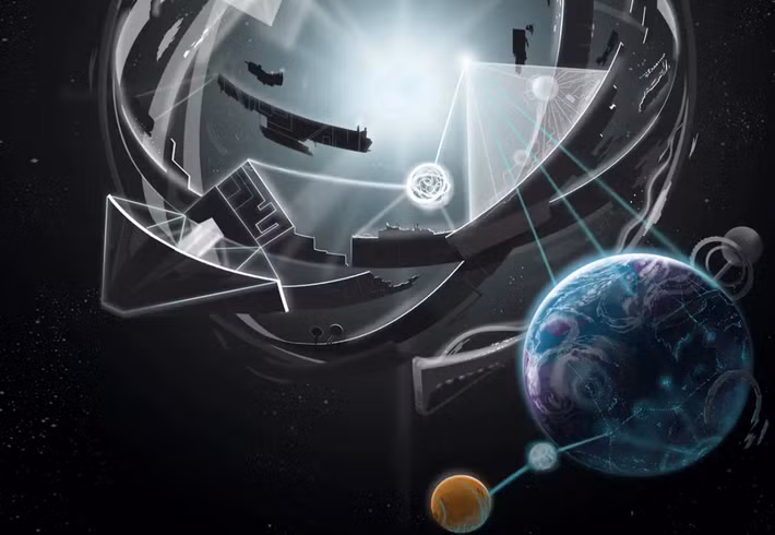 Theo một nghiên cứu mang tính tương lai về năng lượng trên không gian được chuẩn bị cho Cơ quan Vũ trụ Châu Âu (ESA), các vệ tinh hình con bướm trên Mặt Trăng một ngày nào đó có thể thu nhận, rồi truyền năng lượng điện Mặt trời quy mô gigawatt “có giá thành cạnh tranh” gửi xuống Trái Đất. Ảnh: @New Scientist.