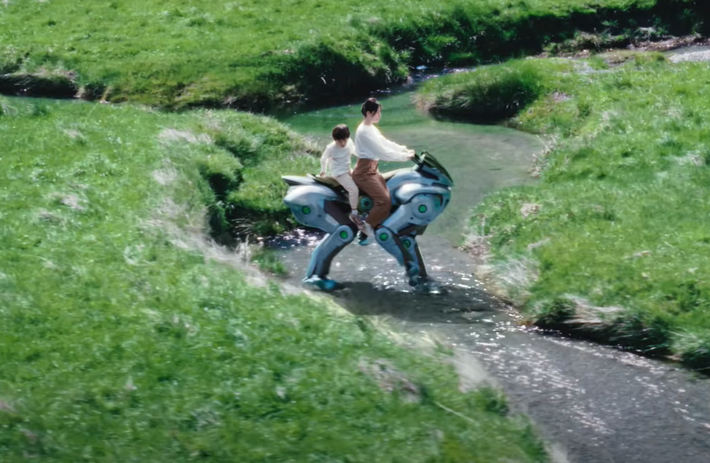 Tuy nhiên, hiện tại robot này vẫn chỉ là một ý tưởng. Ảnh: @Kawasaki.