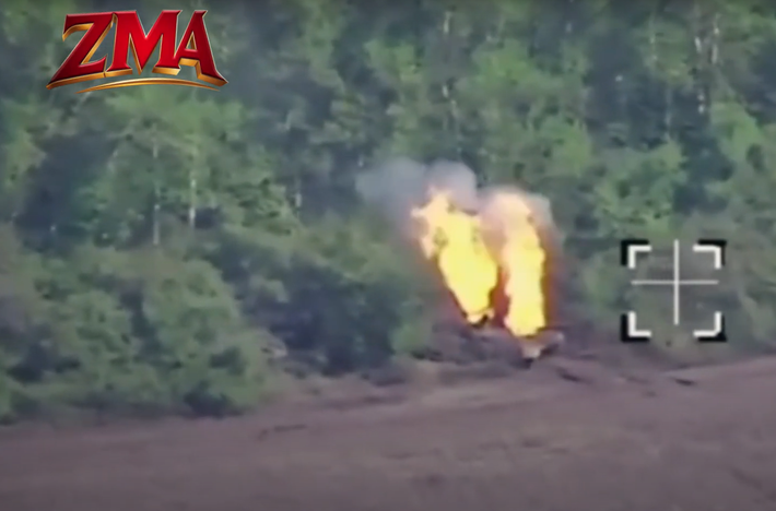 Trong thông báo của Trung đoàn Tấn công Độc lập 224 thuộc Lực lượng Vũ trang Ukraine, ít nhất hai xe tăng T-72 của Nga bị phá hủy trong các chiến dịch gần đây của đơn vị này. Ảnh: @Trung đoàn Tấn công Độc lập 224.