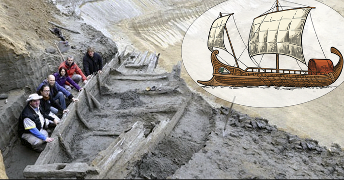 Chiếc thuyền này được chạm khắc từ cùng một thân cây. Theo các nhà nghiên cứu khảo cổ học Serbia, đặc điểm của chiếc thuyền này phù hợp với mô tả cổ xưa về những chiếc thuyền chiến từng được các nhóm người Slav sử dụng để vượt sông Danube và tấn công biên giới Đế chế La Mã. Ảnh: @Uryadovir Courier.