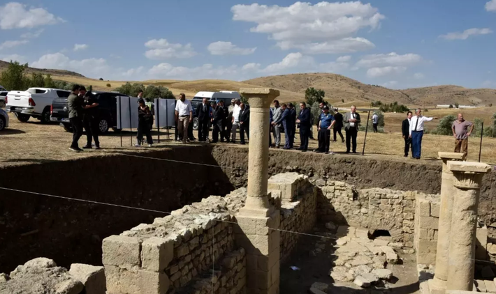 Địa điểm này vẫn hoạt động cho đến thời kỳ Byzantine, khi nó phải đối mặt với các cuộc xâm lược từ Đế chế Sassanid vào thế kỷ thứ 7. Ảnh: @Đại học Kỹ thuật Karadeniz.