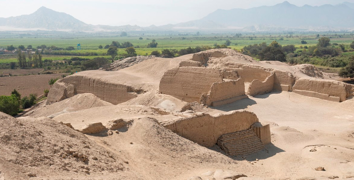 Khi tiến hành khai quật tại khu di chỉ khảo cổ Pañamarca ở Peru, các chuyên gia đến từ Bảo tàng Khoa học &amp; Tự nhiên Denver bất ngờ tìm thấy một quần thể di tích lạ. Ảnh: @Bảo tàng Khoa học &amp; Tự nhiên Denver.