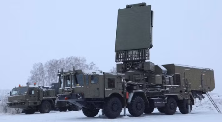 Trạm radar cơ động 96L6 thuộc hệ thống phòng không.