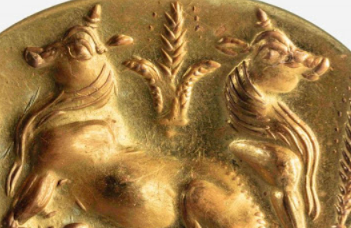 Chi tiết trên chiếc nhẫn độc đáo này đã cung cấp những hiểu biết quý giá về cuộc sống ở Địa Trung Hải cách đây hơn 3.000 năm trước. Ảnh: @Đại học Cincinnati.